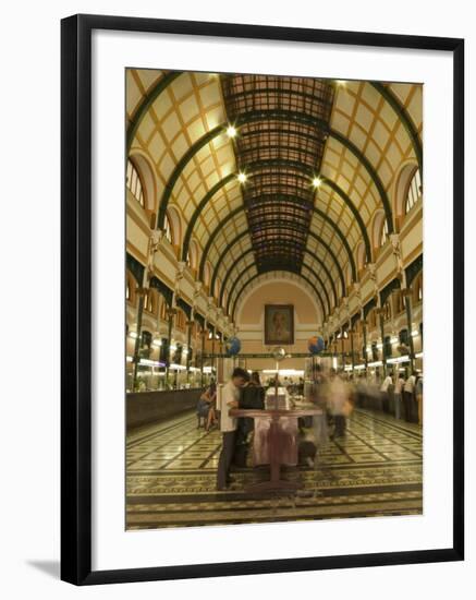 G.P.O. (Post Office), Ho Chi Minh City (Saigon), Vietnam, Southeast Asia-Christian Kober-Framed Photographic Print