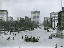 New Grand Hotel, New York City (B/W Photo)-G P & Son Hall-Framed Giclee Print