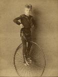 Child on a Unicycle, Late 19th Century-G. & R. Lavis-Framed Photographic Print