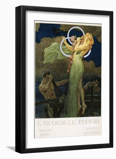 G. Ricordi and C. Editori Poster-Leopoldo Metlicovitz-Framed Premium Photographic Print