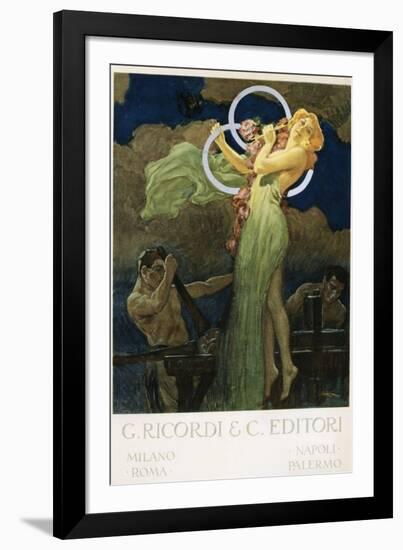 G. Ricordi and C. Editori Poster-Leopoldo Metlicovitz-Framed Photographic Print