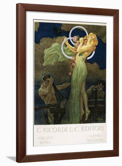 G. Ricordi and C. Editori Poster-Leopoldo Metlicovitz-Framed Photographic Print