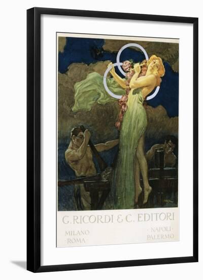 G. Ricordi and C. Editori Poster-Leopoldo Metlicovitz-Framed Photographic Print