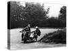 G Tucker Racing a Norton Bike, 1924-null-Stretched Canvas