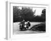 G Tucker Racing a Norton Bike, 1924-null-Framed Photographic Print