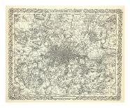 Map: Boston, 1865-G. W. Colton-Giclee Print