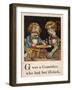 "G" was a Gamester Who Had But Ill-Luck-null-Framed Art Print