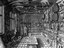 Frontispiece of Ole Worm's Cabinet of Curiosities from 'Museum Wormianum' by Ole Worm-G. Wingendorp-Stretched Canvas