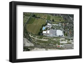 G7 Summit 2015 on Castle Elmau, Garmisch-Partenkirchen, Olympic Ice Sports Centre-Frank Fleischmann-Framed Photographic Print