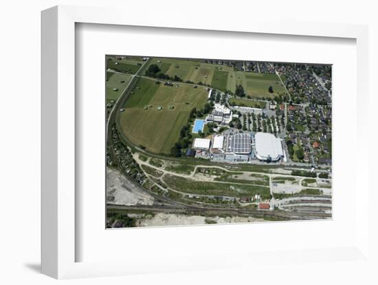 G7 Summit 2015 on Castle Elmau, Garmisch-Partenkirchen, Olympic Ice Sports Centre-Frank Fleischmann-Framed Photographic Print