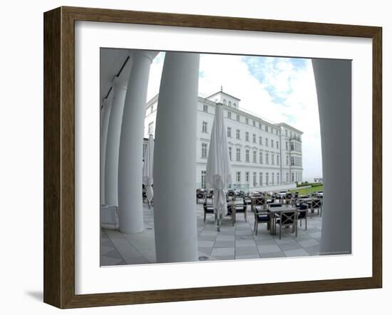 G8 Summit, Haus Mecklenburg of the Kempinski Grand Hotel, Germany-Frank Hormann-Framed Photographic Print