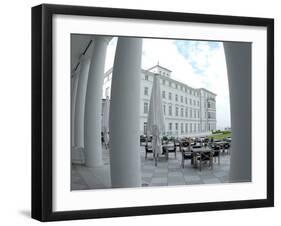 G8 Summit, Haus Mecklenburg of the Kempinski Grand Hotel, Germany-Frank Hormann-Framed Photographic Print