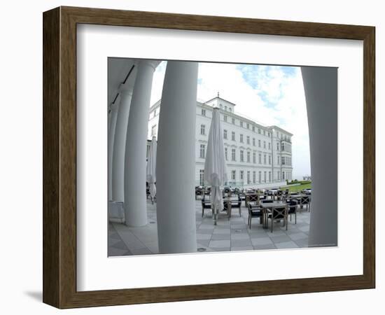 G8 Summit, Haus Mecklenburg of the Kempinski Grand Hotel, Germany-Frank Hormann-Framed Photographic Print