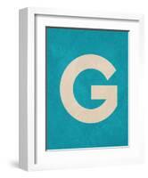 G-null-Framed Art Print