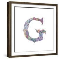 G-Green Girl-Framed Giclee Print