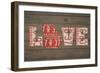 GA State Love-Design Turnpike-Framed Giclee Print