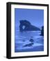 Gaada Stack, a Natural Arch 45 M High, Old Red Sandstone, Foula, Shetland Islands, Scotland, UK-Patrick Dieudonne-Framed Photographic Print