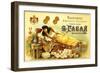 Gabbai Tobacco Factory in Moscow, Approved by the Crown-null-Framed Art Print