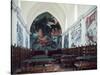 Gabino Ortiz Library Room with Frescoes by Clemente Orozco, 1940-Joan Blaeu-Stretched Canvas