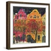 Gable Ends, Brussels-Susan Brown-Framed Giclee Print