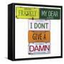 Gable Frankly My Dear-Gregory Constantine-Framed Stretched Canvas