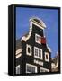 Gable of Canal House, Amsterdam, Holland-Jon Arnold-Framed Stretched Canvas