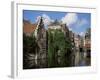 Gabled Buildings with Distorted Facade of Bricks, North of the Centre of Ghent, Belgium-Richard Ashworth-Framed Photographic Print