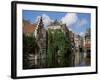 Gabled Buildings with Distorted Facade of Bricks, North of the Centre of Ghent, Belgium-Richard Ashworth-Framed Photographic Print