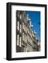 Gabled Houses by a Canal, Amsterdam, Netherlands, Europe-Amanda Hall-Framed Photographic Print
