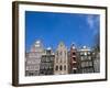 Gabled Houses on the Leidsegracht Canal, Amsterdam, Netherlands, Europe-Amanda Hall-Framed Photographic Print