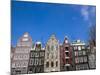 Gabled Houses on the Leidsegracht Canal, Amsterdam, Netherlands, Europe-Amanda Hall-Mounted Photographic Print