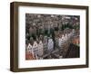 Gables and Painted Facades of Hanseatic Gdansk, Gdansk, Pomerania, Poland-Ken Gillham-Framed Photographic Print