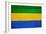 Gabon Flag Design with Wood Patterning - Flags of the World Series-Philippe Hugonnard-Framed Art Print