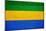 Gabon Flag Design with Wood Patterning - Flags of the World Series-Philippe Hugonnard-Mounted Art Print