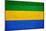 Gabon Flag Design with Wood Patterning - Flags of the World Series-Philippe Hugonnard-Mounted Premium Giclee Print