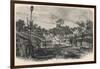 Gabon, Village C1870-null-Framed Art Print