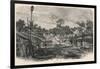 Gabon, Village C1870-null-Framed Art Print