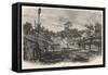 Gabon, Village C1870-null-Framed Stretched Canvas