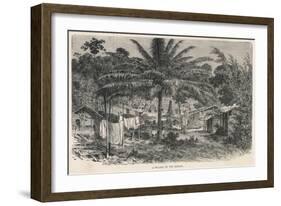 Gabon Village-null-Framed Art Print