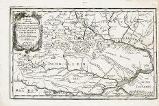 Map Showing Both Poltava and Bender-Gabriel Bodenehr the Elder-Giclee Print