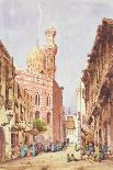 A Cairo Street Scene-Gabriel Carelli-Mounted Giclee Print