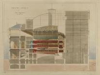 Sketch for the Reconstruction of the Paris City Hall-Gabriel Davioud-Stretched Canvas