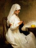 Portrait of a Nurse from the Red Cross-Gabriel Emile Niscolet-Mounted Giclee Print