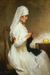 Portrait of a Nurse from the Red Cross-Gabriel Emile Niscolet-Stretched Canvas