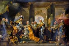 Louis XVI Received at Reims the Homage of the Knights of the Holy Spirit, 13 June 1775-Gabriel François Doyen-Mounted Giclee Print