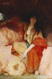 A Harem Beauty Holding a Fan-Gabriel Joseph Marie Augustin Ferrier-Laminated Giclee Print