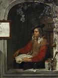 Portrait of the Artist with His Wife Isabella De Wolff in a Tavern, 1661-Gabriel Metsu-Giclee Print