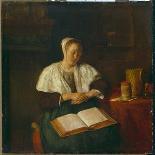 A Woman Seated Drawing, C1649-1667-Gabriel Metsu-Giclee Print