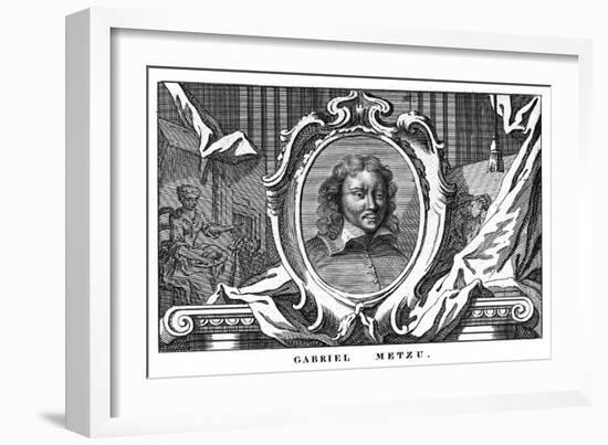 Gabriel Metsu-null-Framed Art Print