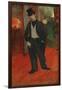 Gabriel Tapie De Celeyran in a Theater Corridor, 1893-1894-Henri de Toulouse-Lautrec-Framed Giclee Print